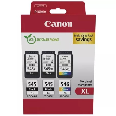 CANON PG-545XL/CL-546XL MULTIPACK 3 CART