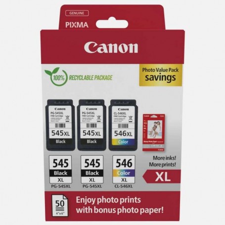 CANON PG-545XL/CL-546XL (3PZ) + C.FOTO