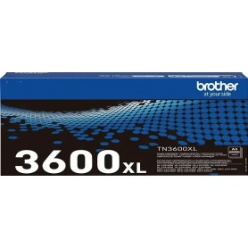 BROTHER TN3600XL 6K TONER NERO ORIGINALE