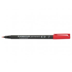 MARKER LUMOCOLOR STAEDTLER 318F RED 10PZ