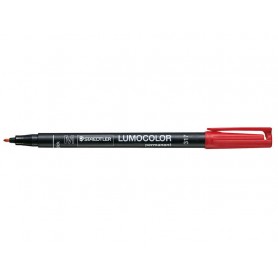 MARKER LUMOCOLOR STAEDTLER 317M RED 10PZ