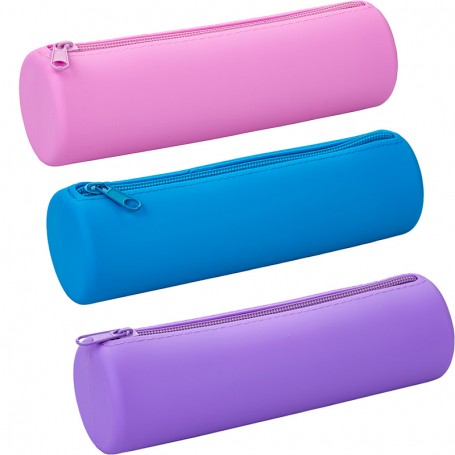 POUCH CASE TONDO IN SILICONE 3 COLRI