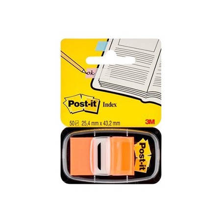 POST-IT 50FF RIMOV. 25,4X43,2MM ARANCIO