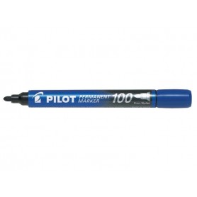 MARCATORE PILOT 100 BLU PUNTA TONDA FINE