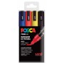 MARKER UNI POSCA PC-5M BLU/ROSS/GIAL/NER