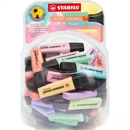 STABILO BOSS PASTEL 60PZ DISPLAYS NF