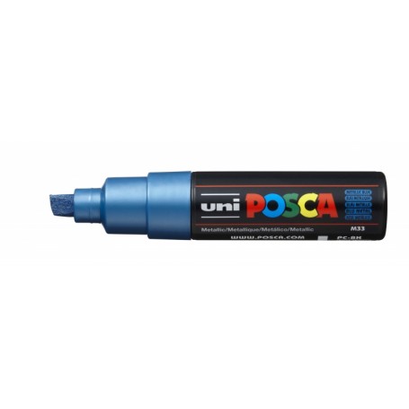 MARKER UNI POSCA PC-8K  BLU METAL