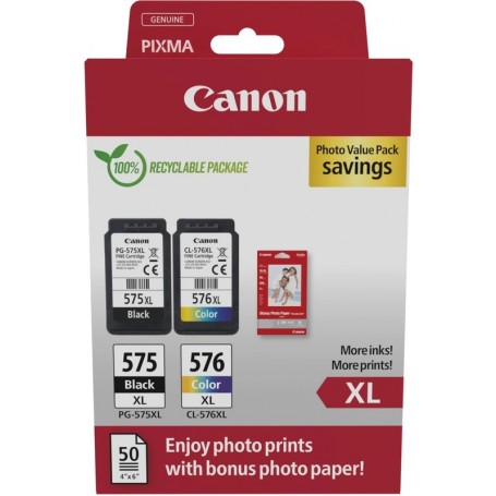 CANON PG575XL/CL576XL + CARTA FOTO