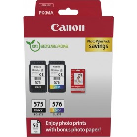 CANON PG575 + CL576 + CARTA FOTO