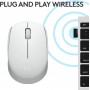 LOGITECH MOUSE M171 WIRELESS BIANCO