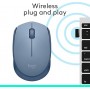 LOGITECH MOUSE M171 WIRELESS BLUEGREY