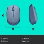 LOGITECH MOUSE M171 WIRELESS BLUEGREY