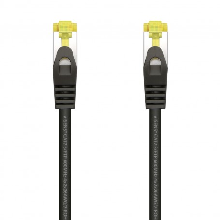 CAVO RETE RJ45 CAT.7 600 MHZ 0.5M NERO