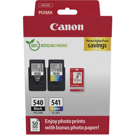 CANON PG540 + CL541 MULTI PACK + CARTA F