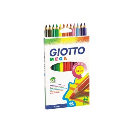 PASTELLI GIOTTO MEGA  12PZ 225600