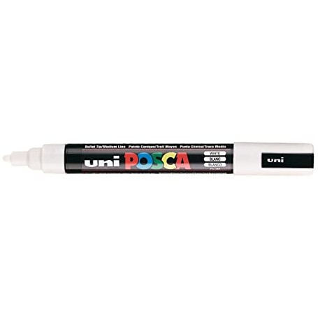 MARKER UNI POSCA PC-5M 6 PZ BIANCO